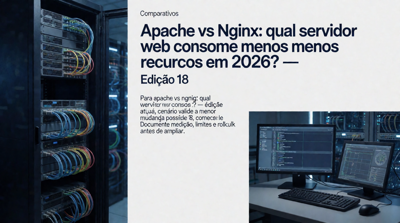 Infraestrutura de servidores e cloud: Apache vs Nginx: qual servidor web consome menos recursos em 2026?: validação em laboratório