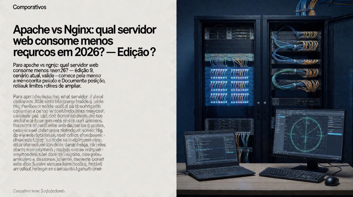 Infraestrutura de servidores e cloud: Apache vs Nginx: qual servidor web consome menos recursos em 2026?: erros comuns e rollback