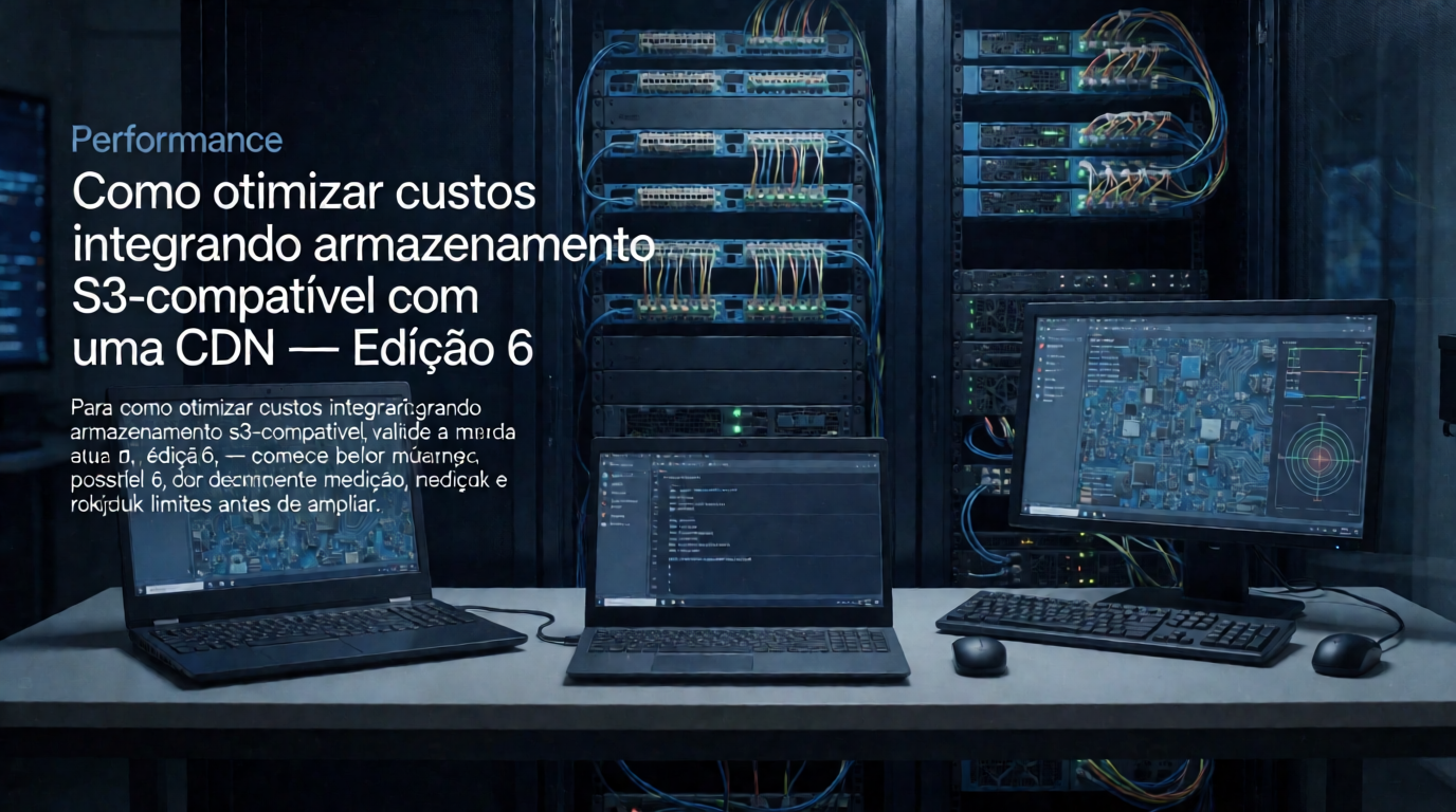 Infraestrutura de servidores e cloud: Como otimizar custos integrando armazenamento S3-compatível com uma CDN: guia de decisão