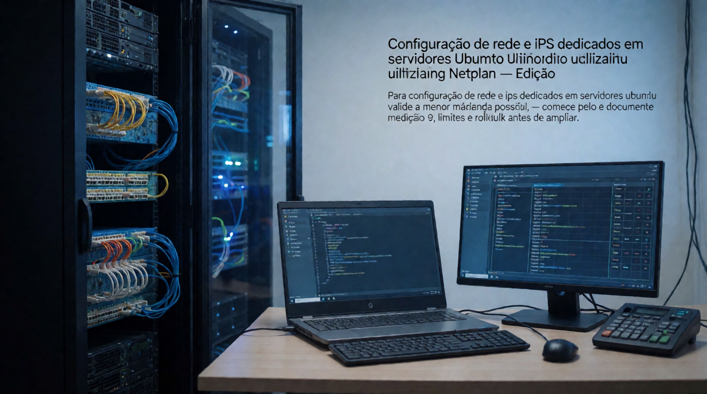 Infraestrutura de servidores e cloud: Configuração de rede e IPs dedicados em servidores Ubuntu utilizando Netplan